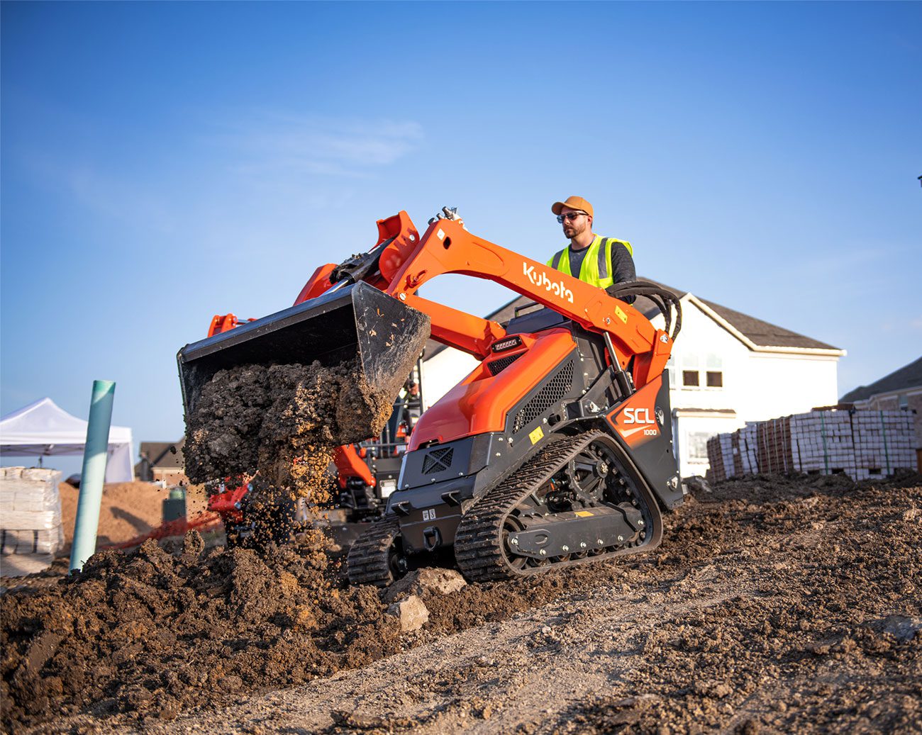 Kubota SCL1000 Mini Skid Steer side view
